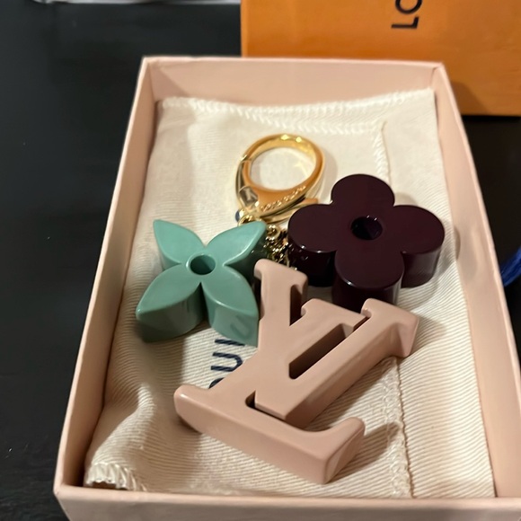 Louis Vuitton Bag Charm Key Ring EUC - Picture 1 of 3